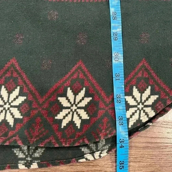 Host Pick❤️[XL]Vintage  Windriver Button Up Christmas Print Men LS Flannel Shirt - Picture 7 of 8